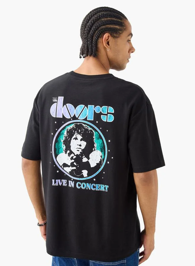 The Doors Print Crew Neck T-shirt
