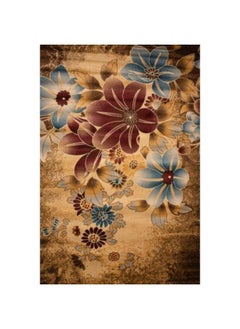 Floral Area Rug, Multicoloured,