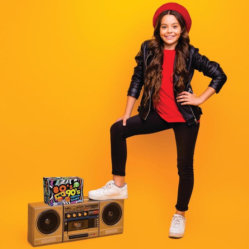 Outset Media - 80's 90's Trivia - Includes 220 Cards with Over 1200 Fun Questions and Answers - Ages 12+ - Image 3