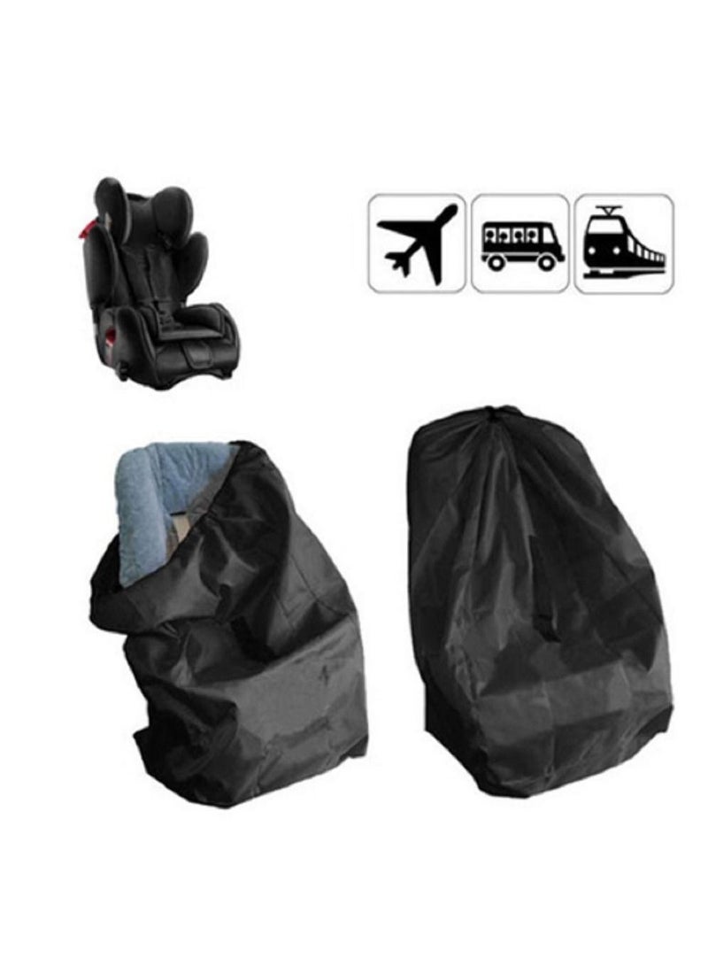 عالمية مقعد سلامة الطفل السفر حزمة مقعد السيارة مع تغطية حزام الكتف تخزين الغبار تغطية مناسبة لجميع مقاعد السيارات السوداء - Image 5