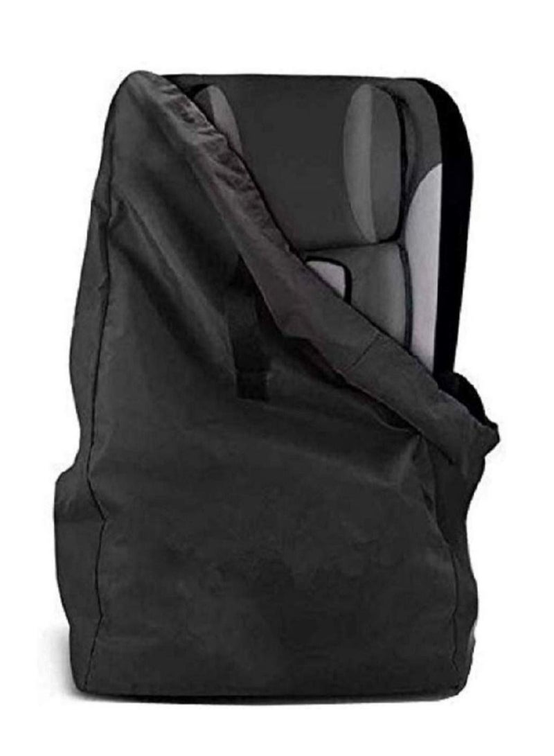 عالمية مقعد سلامة الطفل السفر حزمة مقعد السيارة مع تغطية حزام الكتف تخزين الغبار تغطية مناسبة لجميع مقاعد السيارات السوداء - Image 2