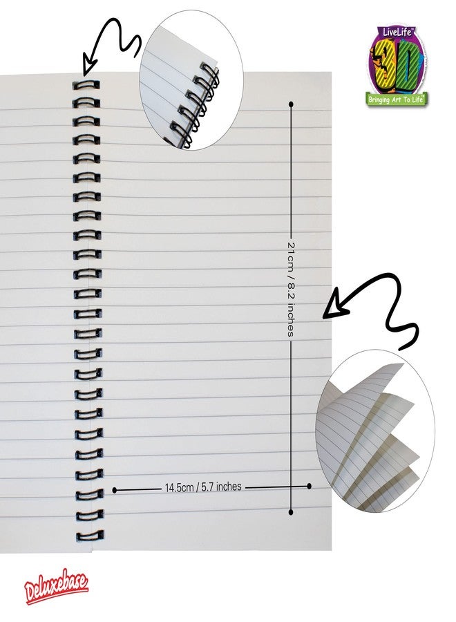 3D LiveLife Notebooks - Baby Red Panda from Deluxebase. Ruled 8.2" x 5.7" Medium Notepad. 80 Page Spiral Bound Notebook with Lenticular Red Panda Cover. Wild Animal Journal for Women and Men. - Image 4
