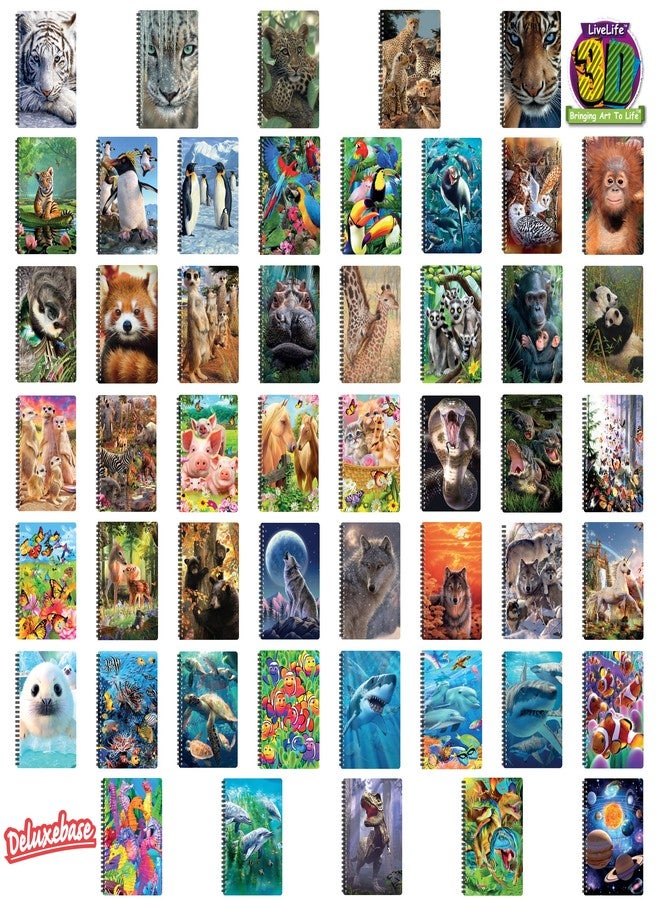 3D LiveLife Notebooks - Baby Red Panda from Deluxebase. Ruled 8.2" x 5.7" Medium Notepad. 80 Page Spiral Bound Notebook with Lenticular Red Panda Cover. Wild Animal Journal for Women and Men. - Image 5