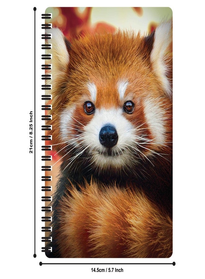 3D LiveLife Notebooks - Baby Red Panda from Deluxebase. Ruled 8.2" x 5.7" Medium Notepad. 80 Page Spiral Bound Notebook with Lenticular Red Panda Cover. Wild Animal Journal for Women and Men. - Image 2
