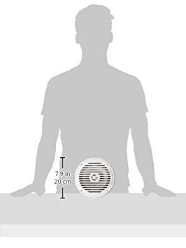 Jensen MS6007WR 6.5” Coaxial Marine Speakers, 60 Watts, White, Sold as Pair - Image 2