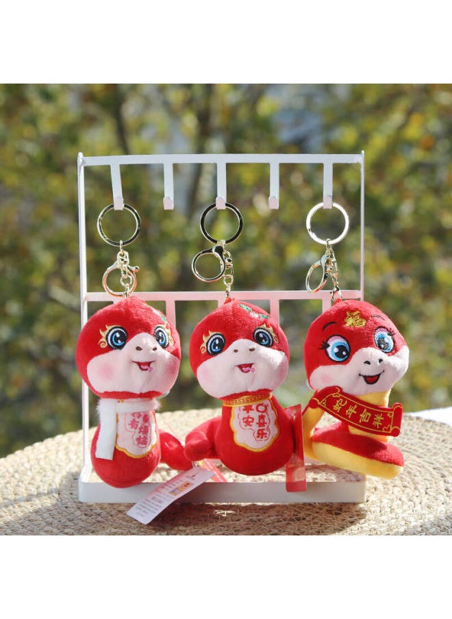2025 Year Of The Snake Zodiac Cute Mascot Plush Toy Annual Meeting Event Gift Doll Doll Ornaments Batch-Specifications:Peace And Joy/berry Has Troubles-Color:12cm  - Image 2