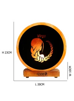 GEOHONEY Geohoney - Himalayan Salt Lamp Zodiac Sign Virgo  - Image 3
