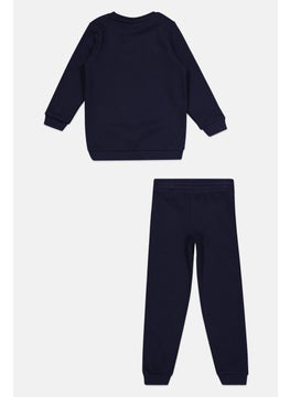 Nicce Kids Boy 2 pcs Brand Logo Hoodies And Jogger Pants,navy  - Image 2