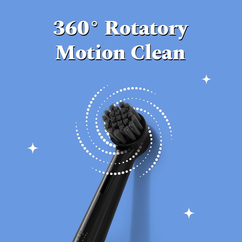 Perfora فرشاة أسنان كهربائية متذبذبة PRO مع سيروم بنفسجي | ضمان لمدة 2 سنوات | فرشاة أسنان كهربائية قابلة لإعادة الشحن للرجال والنساء، 8800 دورة في الدقيقة، مؤقت تلقائي لمدة 2 دقيقة | معجون أسنان بنفسجي لتبييض الأسنان - Image 2