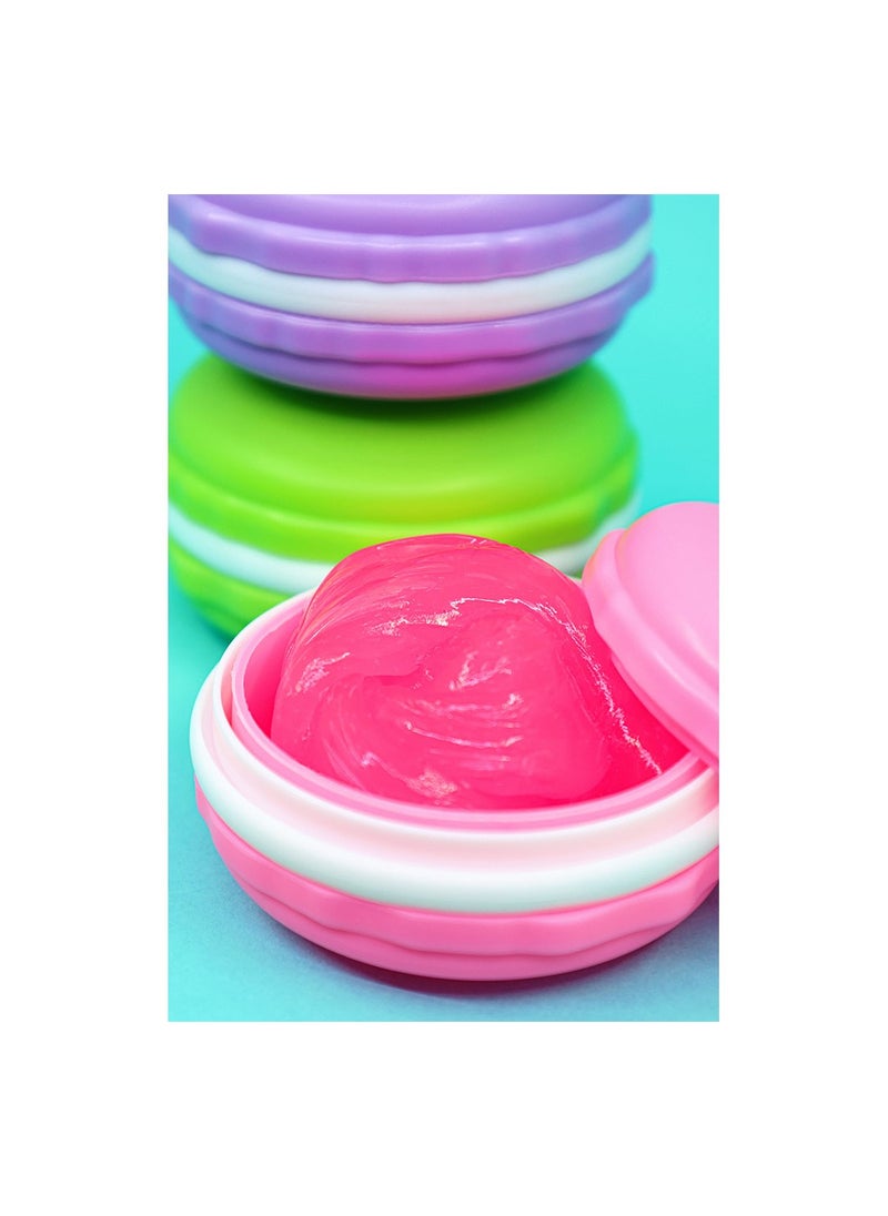 Slimy Slimy Mix Your Own Macaron Slimy 3 Colours Assorted 50g Blistercard  - Image 5