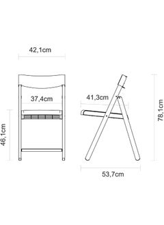 TRAMONTINA Since 1911,Made in Brazil- Potenza Teak Wood Set 3 Pcs White and Tobacco- furniture  - Image 5