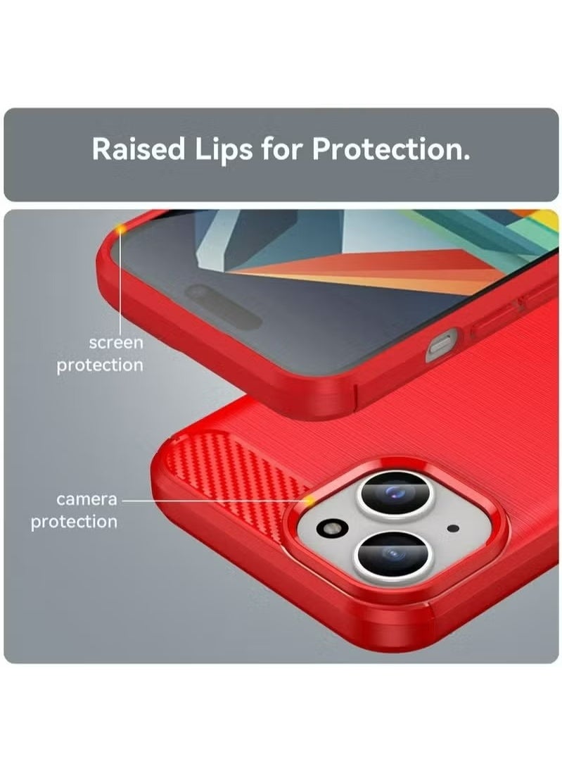 X-level iphone 15 Case Cover With Fashion Shock-Absorption Flexible TPU Bumper Soft Anti-Fingerprints Protective Mobile Phone Back Cove Protector Accessories For iphone 15  - Image 3