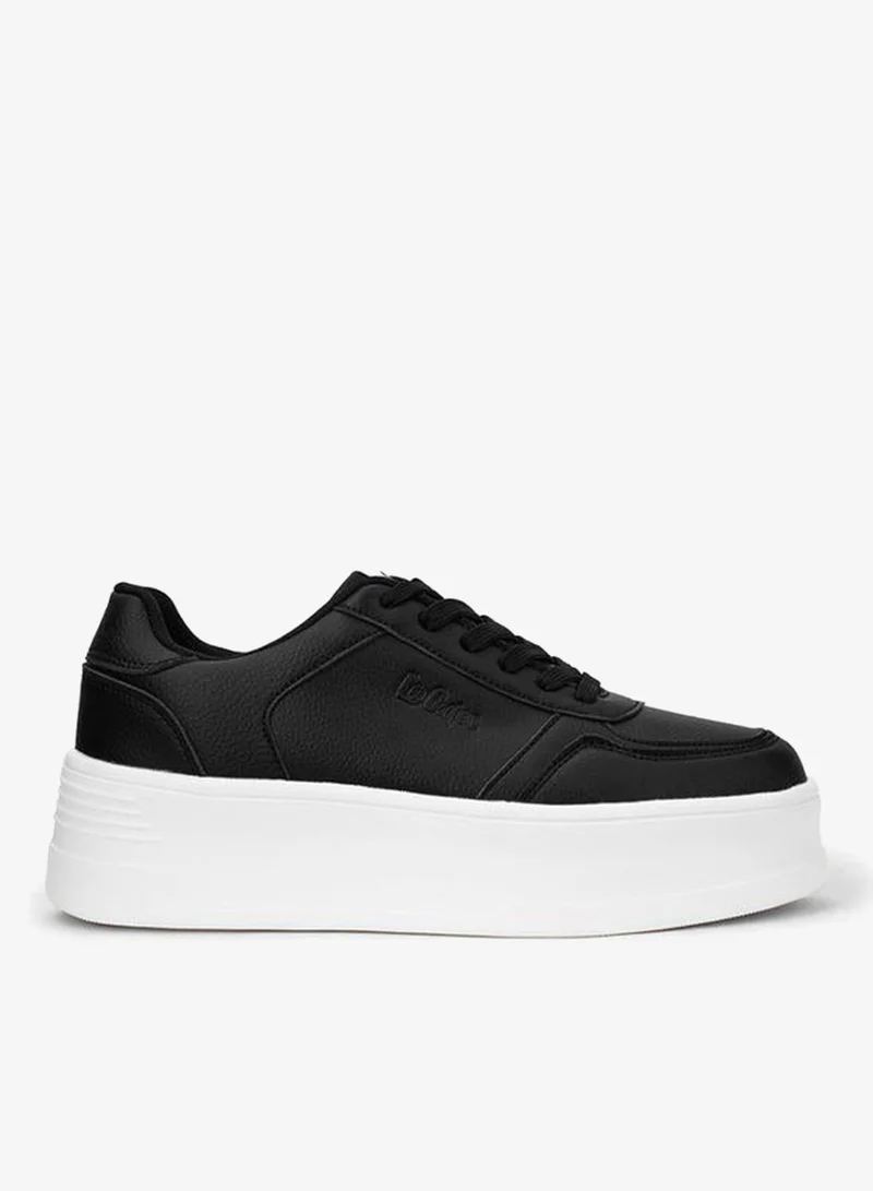 Lee Cooper Women's Solid Lace-Up Sneakers