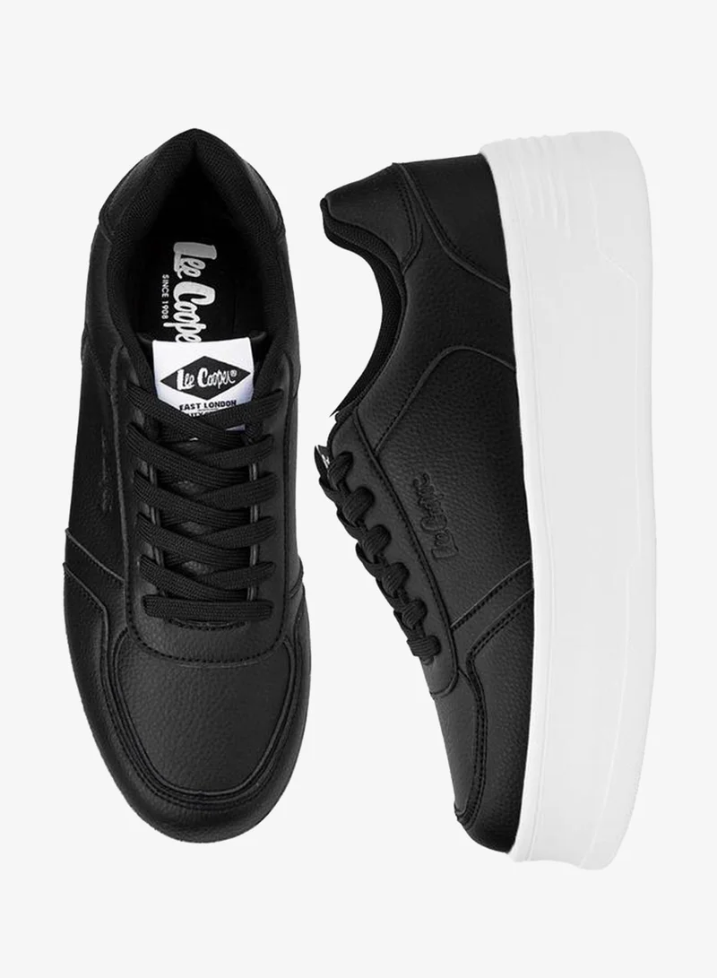 Lee Cooper Women's Solid Lace-Up Sneakers