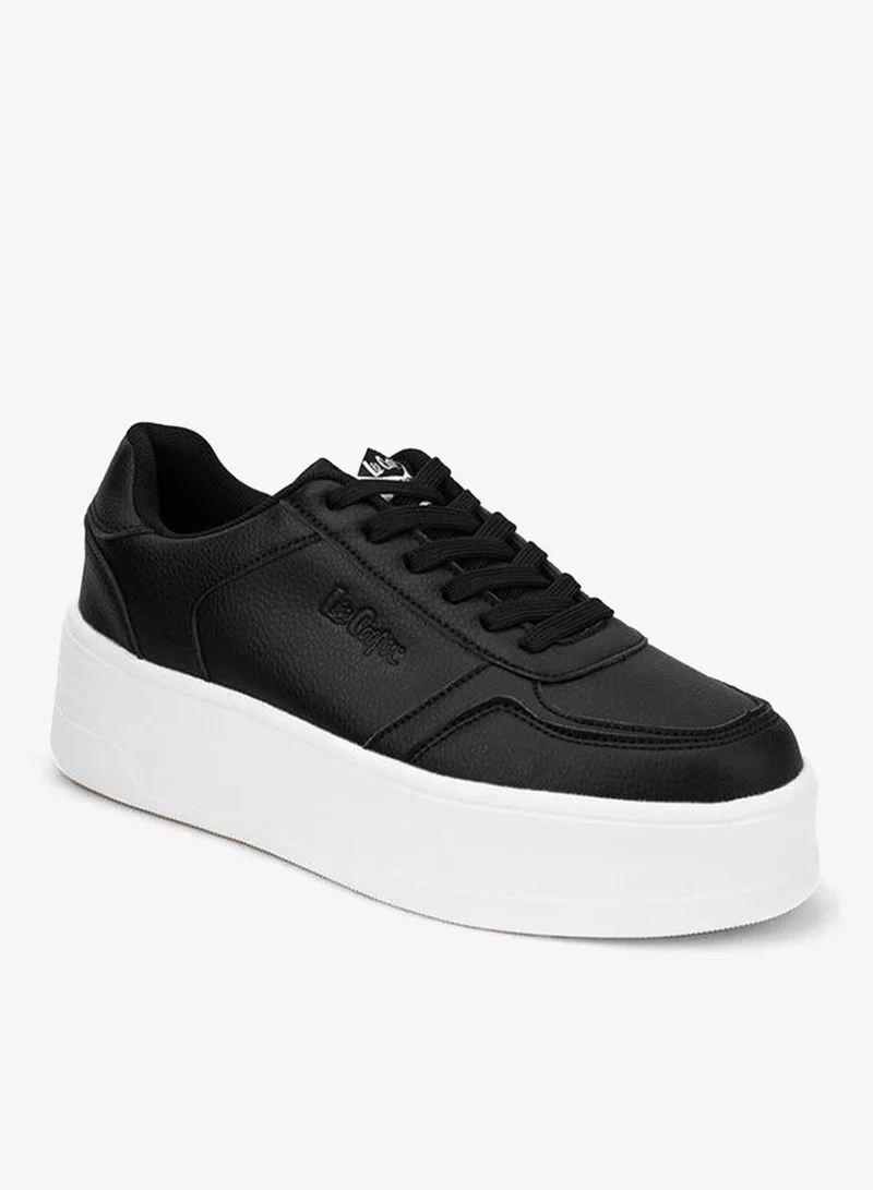 Lee Cooper Women's Solid Lace-Up Sneakers