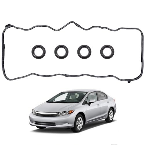 Sorello Engine Valve Cover Gasket Set Compatible with Honda Civic 20062015 for Honda HRV 2016 2017 for Acura ILX 2013 2014 2015 20L 24L Replace VS50741R VS50563 12341RNAA01 - Image 1
