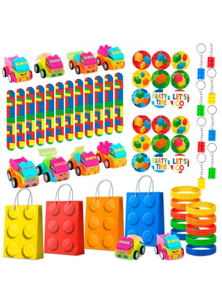 Building Block Birthday Party Favors for 12 Guests, 62 Pcs Building Blocks Party Favors Set Building Block Favor Bags etc Building Block Themed Party Favors - pzsku/Z26C1A9B9D5C33EC2A5A4Z/45/_/1728609449/97141da9-b9fa-4ec7-a77c-65a4d3a320ef