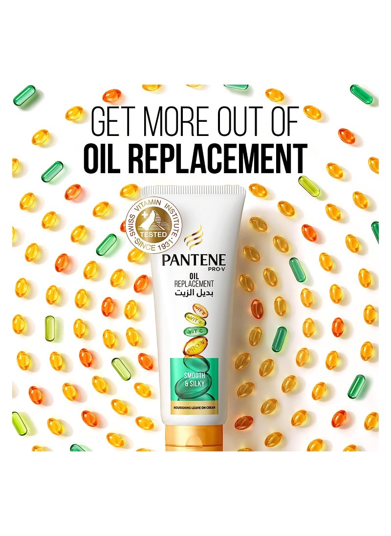 Pantene - Pro V Oil Replacement Smooth & Silky Nourishing Leave  in Conditioner Cream 275ml - Image 1