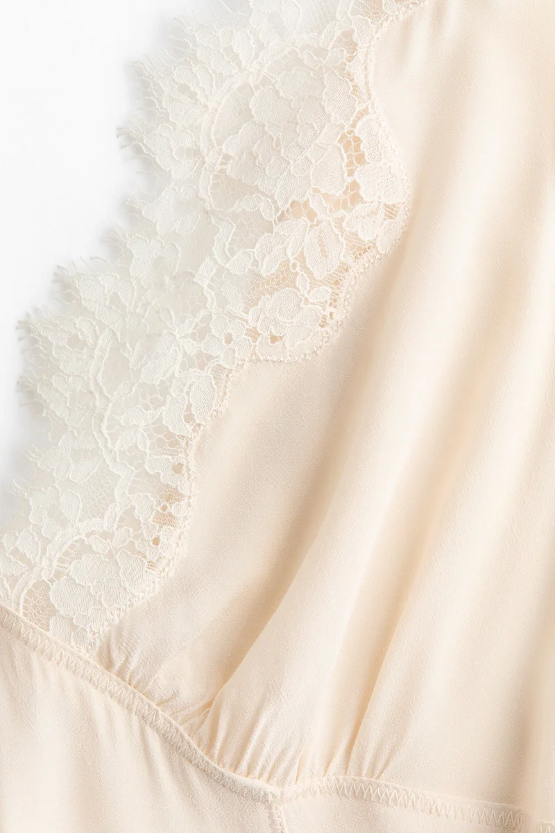 H&M  Lace-trimmed dress for Women | Best Price UAE