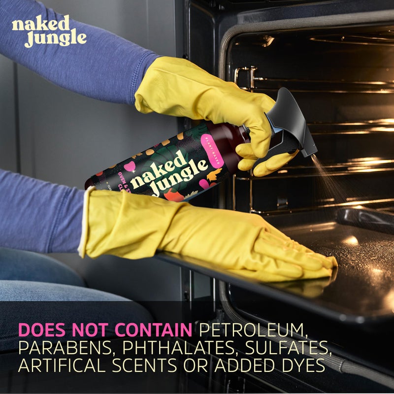 Naked Jungle Premium Plant-Based Stove Top Cleaner and Oven Cleaner with a Heavy Duty Degreaser, Cleaning Spray for Cooktop & Gas Stove Cleaner (24oz) - Image 4