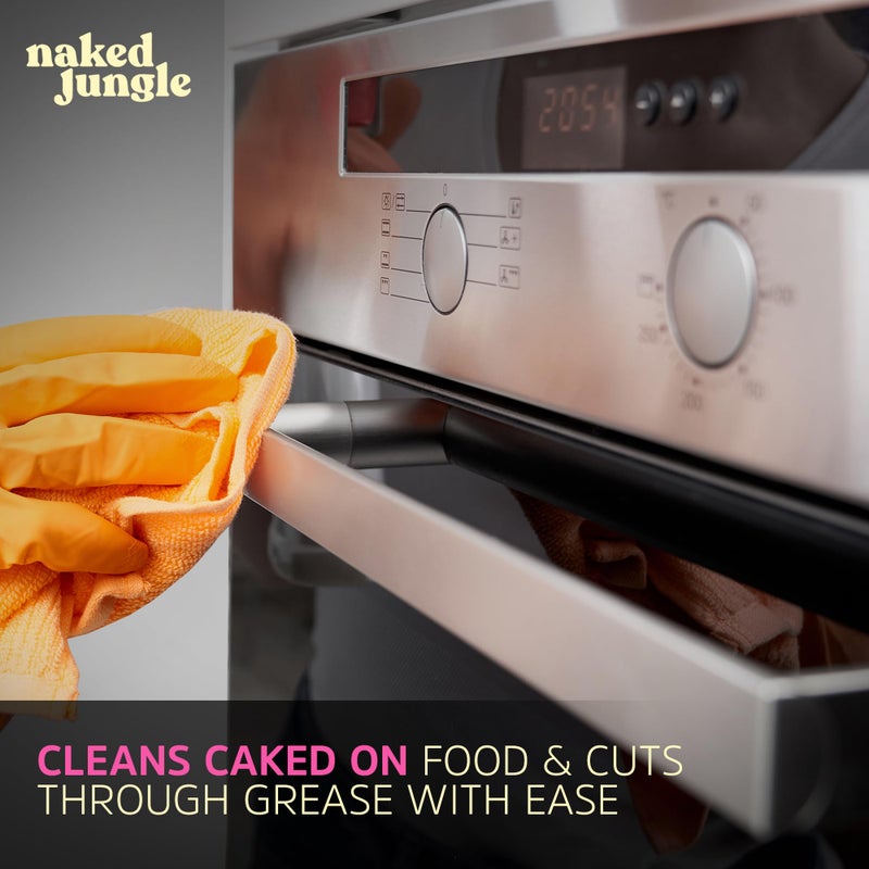 Naked Jungle Premium Plant-Based Stove Top Cleaner and Oven Cleaner with a Heavy Duty Degreaser, Cleaning Spray for Cooktop & Gas Stove Cleaner (24oz) - Image 5