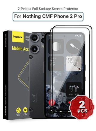 2 Pieces Nothing CMF Phone 2 Pro Screen Protector – Premium Edge to Edge Tempered Glass, High Transparency, Delicate Touch, Anti-Explosion, Smooth Arc Edges, Easy Installation - pzsku/Z26C1DF6CE6B07DA312A2Z/45/1750164332/a762d2ac-6125-4045-a95c-e18ccff08f15