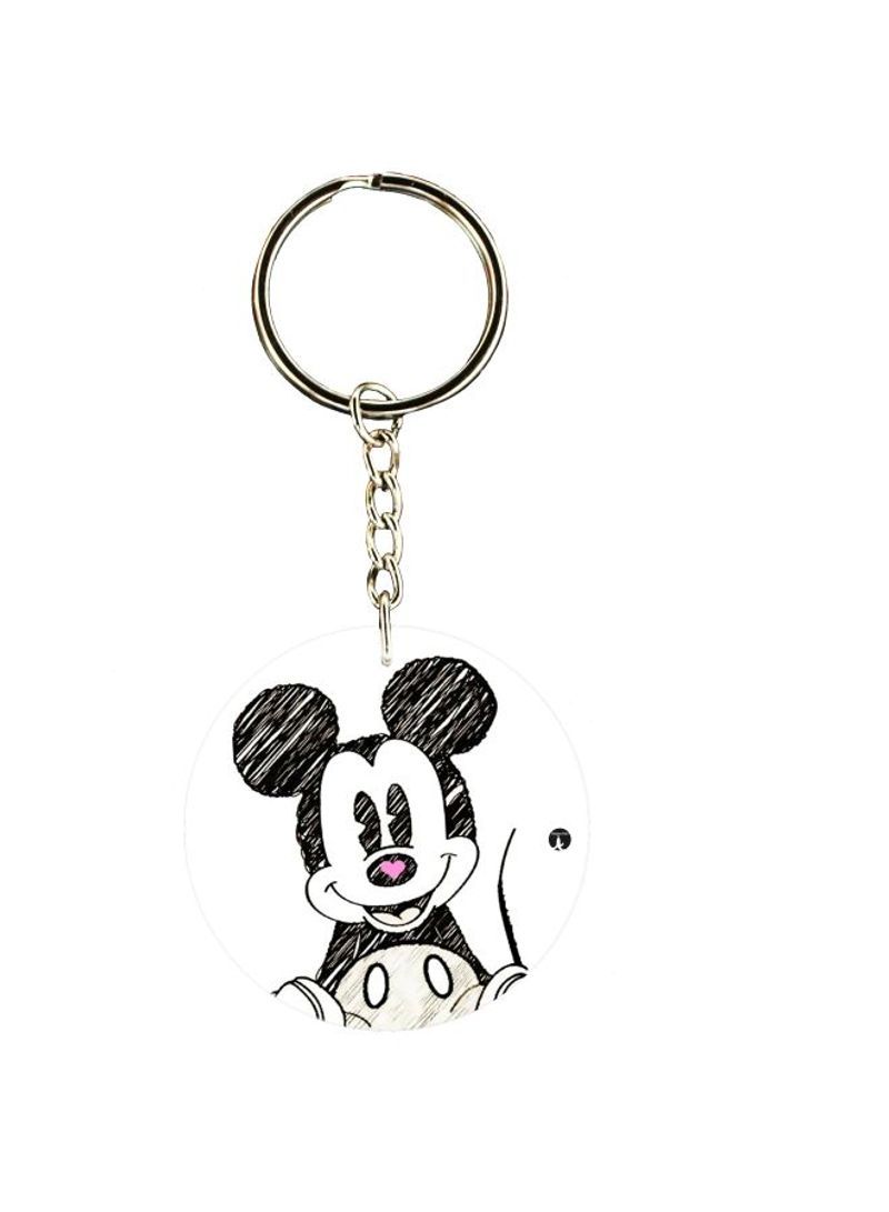 RKN Double Sided Mickey Mouse Printed Keychain