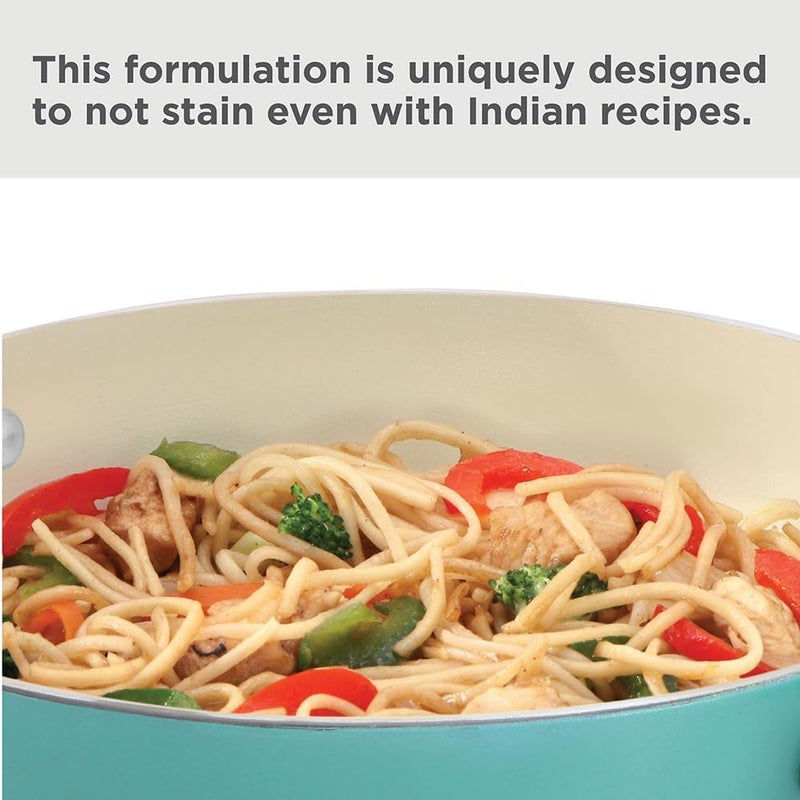 Hawkins 2 Litre Aqua Cook n Serve Casserole with Glass Lid - Image 3