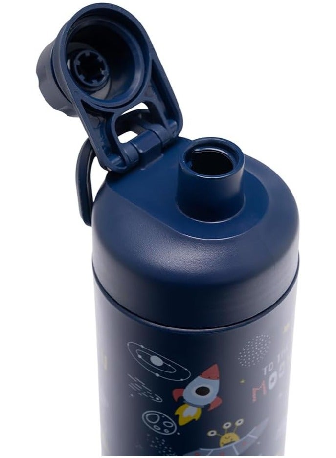 Tank Mini Super Cool 650ml Bottle Vibrant Space Design - Insulated, Leakproof - Space Design - Image 2