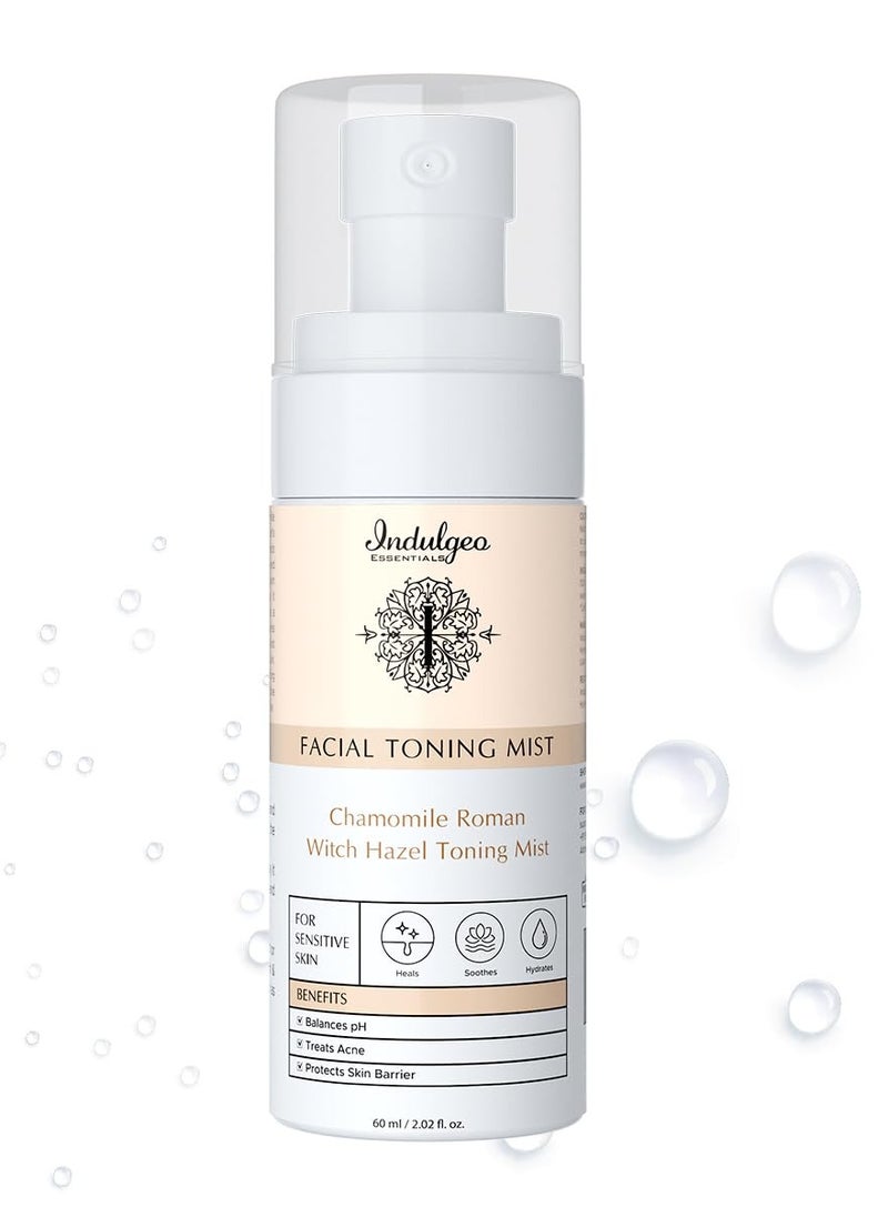 Indulgeo ESSENTIALS INDULGEO ESSENTIALS Camomile Roman Witch Hazel Facial Toner 50ml  - Image 1