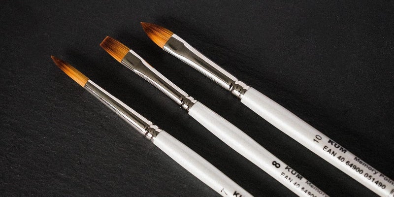 Kum 511.45.11 No.11 Memory Point Handmade Brush with Round Pointed Tip - Image 4