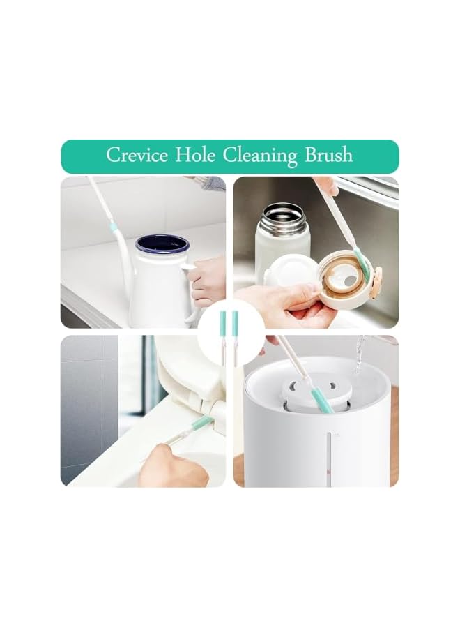 promass Small Cleaning Brushes for Household Cleaning,Crevice Cleaning Tool Set for Window Tracks Groove Car Bottle Toilet Keyboard,Detail Tiny Scrub Cleaner Brush for Small Space Gaps Corner - Image 3