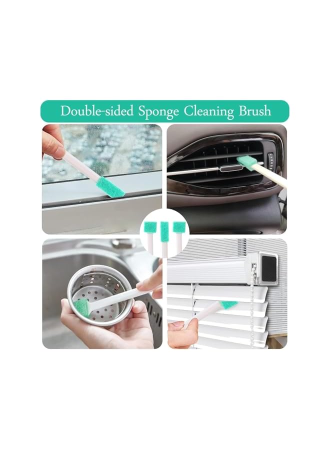 promass Small Cleaning Brushes for Household Cleaning,Crevice Cleaning Tool Set for Window Tracks Groove Car Bottle Toilet Keyboard,Detail Tiny Scrub Cleaner Brush for Small Space Gaps Corner - Image 5