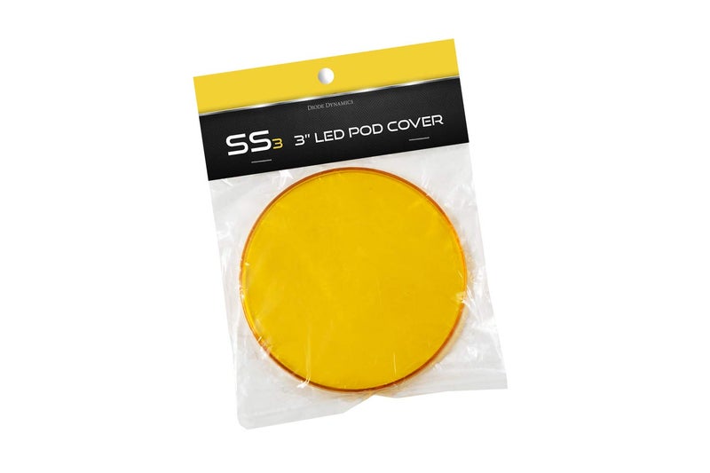 Diode Dynamics SS3 LED Pod Cover Yellow Round