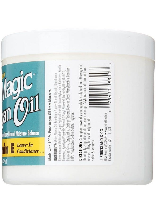 BLUE MAGIC BLUE MAGIC Argan Oil & Vitamin-e Leave-in Conditioner 13.75 Oz, Blue (BLMARG)  - Image 2
