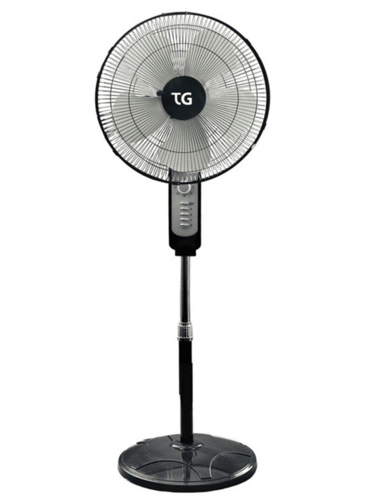 Tradinggoo Stand Fan 18 inch 5 Wings ,Black - TG61