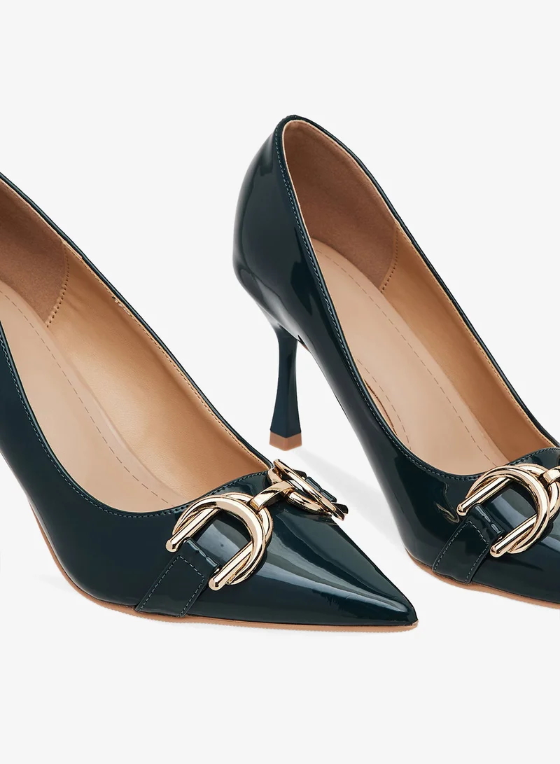 ELLA Green High Heeled Pump for Women | Best Price UAE