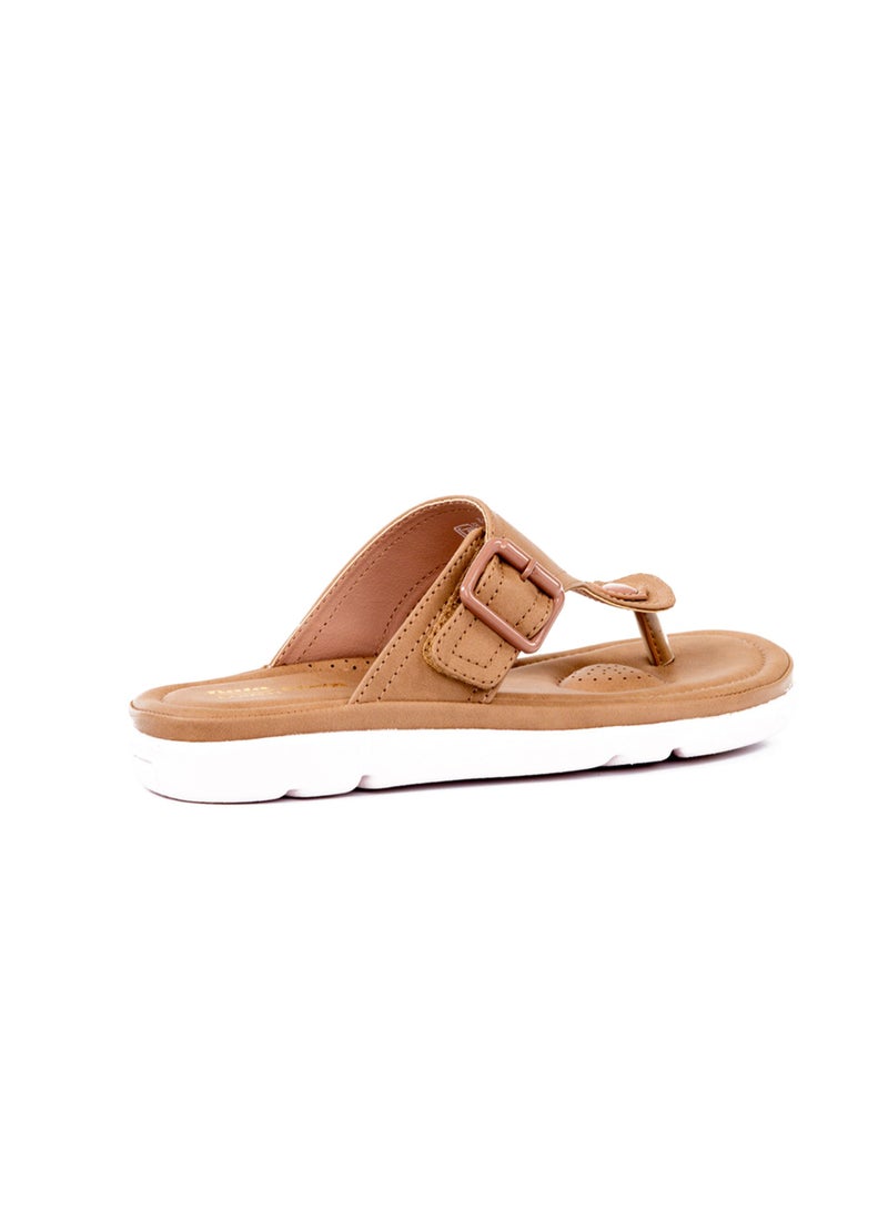 Bata Comfit T-Strap Flat Sandals - Image 3
