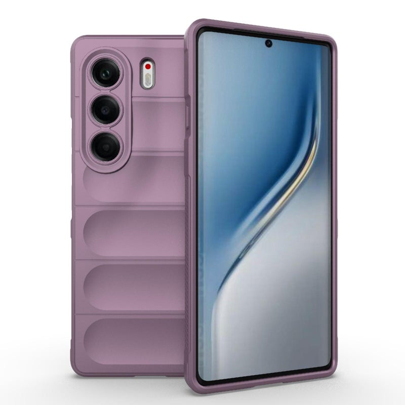 erorex For Tecno Camon 40 Pro 5G Global Magic Shield TPU + Flannel Phone Case(Purple) - Image 1