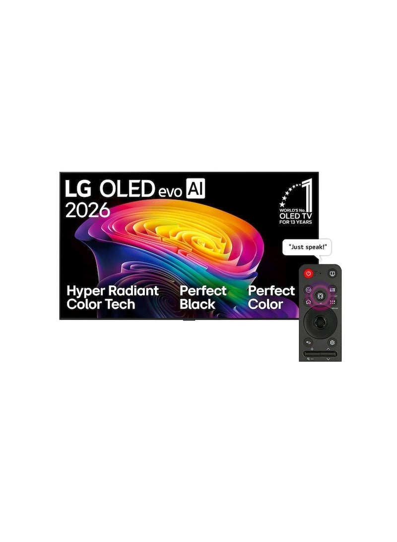 إل جي 55 inch LG OLED evo AI C6 4K UHD Smart TV OLED55CS6VA black - Image 1
