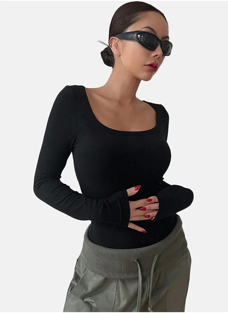 يونيكي Women Crop Fitted Top