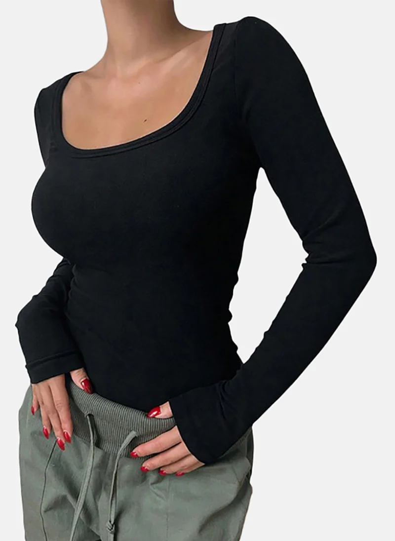 YUNIQEE Women Crop Fitted Top