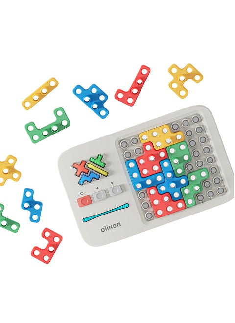 GiiKER Super Blocks Pattern Matching Puzzle Games, Original 1000+ Challenges Brain Teaser Toys for Kids & Teens, Family Day Brain Game Toy, Suitable for Birthday Gifts for Boys Girls, Travel Games for Road Trips