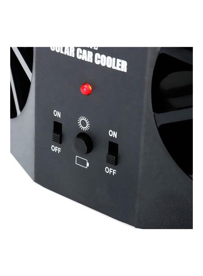 Loquat Solar Powered  Cooler Window Fan Auto Ventilator Air Vent Vehicle Radiator Vent - Image 3