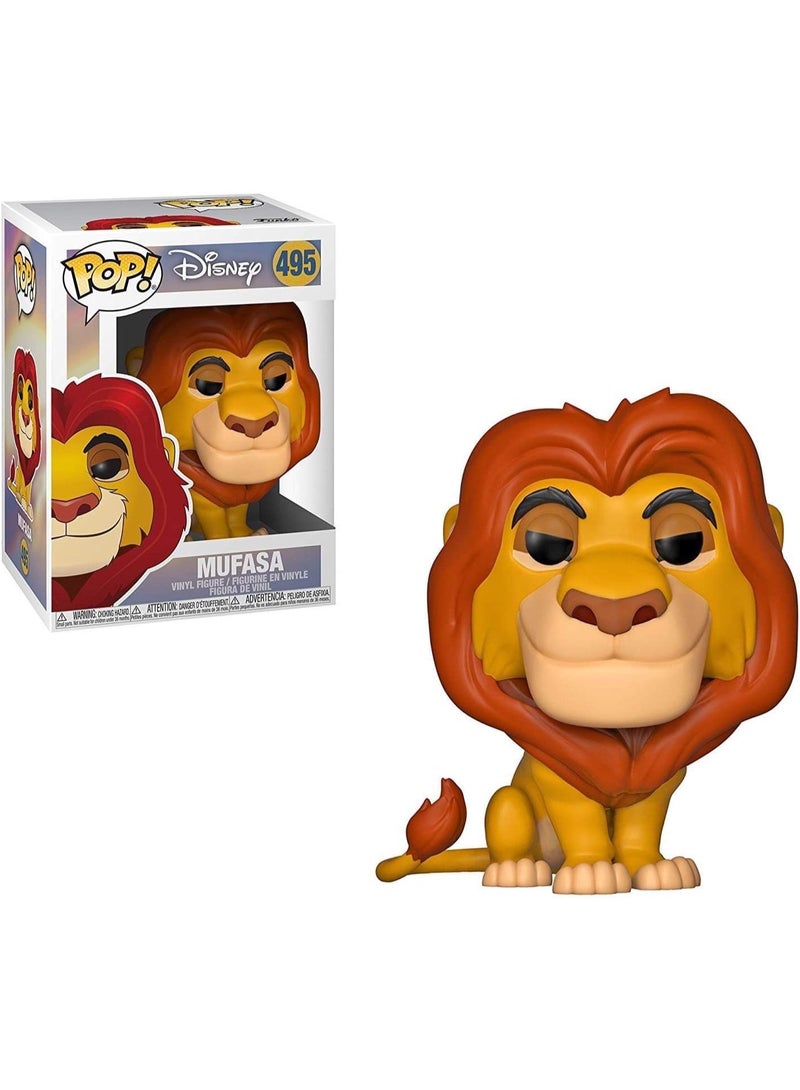 فانكو بوب مجسم Funko Pop! Vinyl: ديزني - الأسد الملك (The Lion King) - موفاسا - مجسم فينيل قابل للجمع - فكرة هدية - منتج مرخص رسمياً - ألعاب للأطفال والكبار - لمحبي الأفلام -... - Image 1