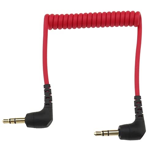 Create idea 3.5mm Microphone Cable Replacement Compatible with Rode Wireless Go VideoMic GO 2/ VideoMicro 3.5mm Male to Male TRS to TRS Audio Microphone Aux Mic Cable - Image 1