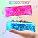 Sonwyoung 12 Pcs Water Snake Fidget Toys Water Wiggler Cant Hold Novelty Trick Slippery Snake Wiggler Tube Sensory Toys for Home School Party Favor Prizes Birthday Gifts Light Color - Image 4