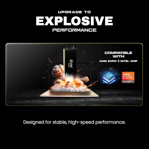 EVM Elite 16GB DDR4 3200MHz | Gaming Laptop RAM – Intel XMP & AMD EXPO, Aluminum Heat Sink, Slim | SO-DIMM, High-Performance Memory for Gaming & Multitasking | 10 Year Warranty (EE16G32LT) - Image 4