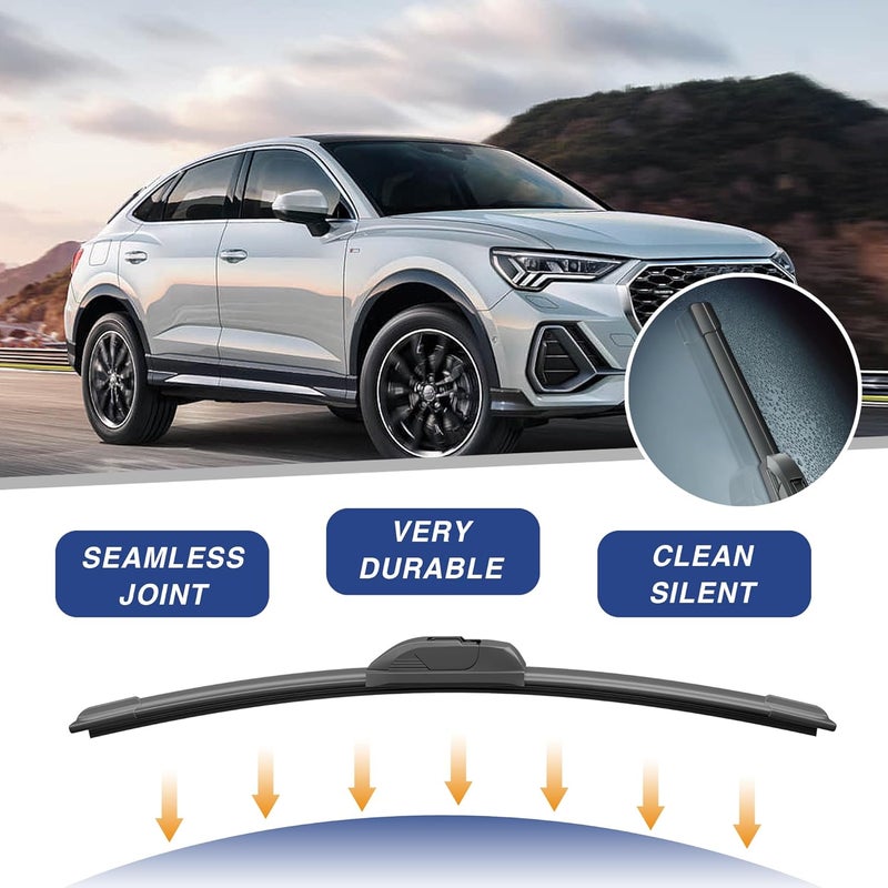 icexsnow Ice X Snow Silicone Wiper Blades 26"+18" - Image 2
