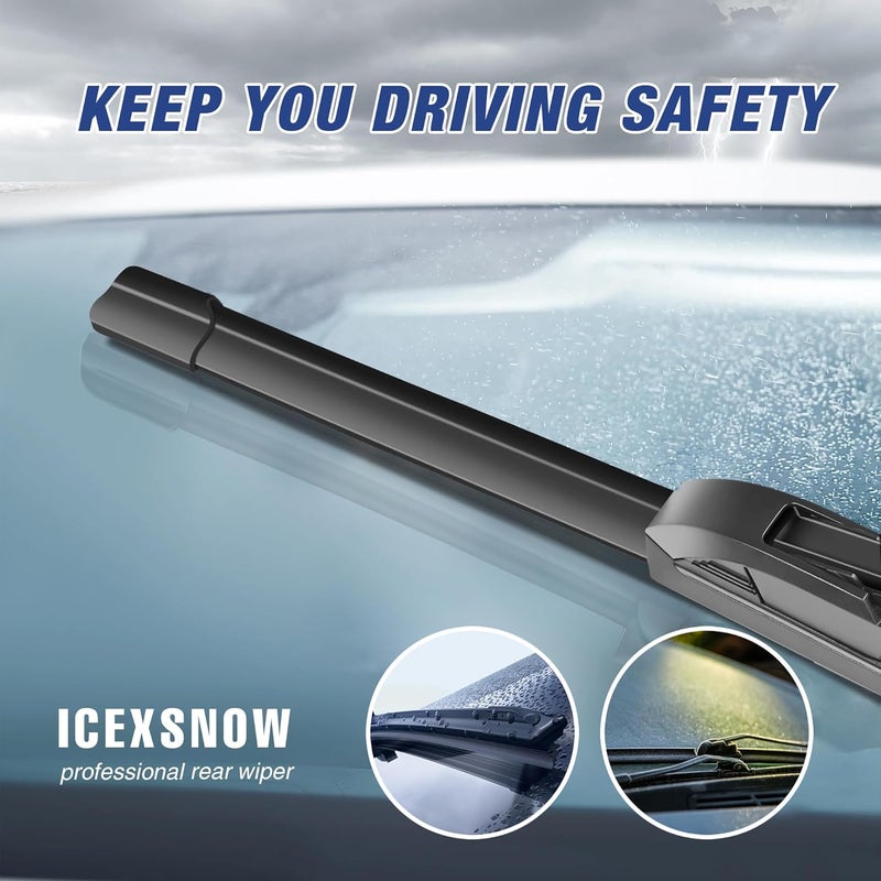 icexsnow Ice X Snow Silicone Wiper Blades 26"+18" - Image 3